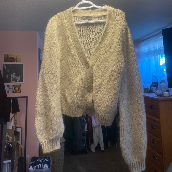 tan asos knit cardigan - Picture 4 of 4